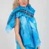 Lightweight Scarf with Motif in Malibu Print