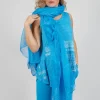 Lightweight Sheer Scarf in Malibu
