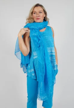 Lightweight Sheer Scarf in Malibu