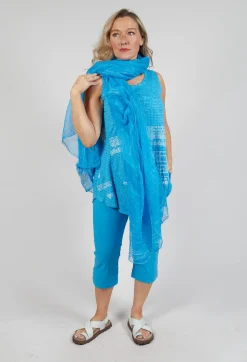 Lightweight Sheer Scarf in Malibu