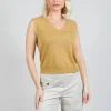 Lightweight Sweater Vest in Mustard