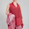 Lightweight Vest Top in Chili
