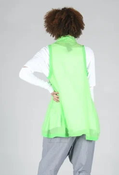 Lightweight Vest Top in Lime