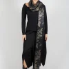 Limb Scarf in Gold-Black