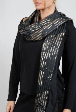 Limb Scarf in Gold-Black
