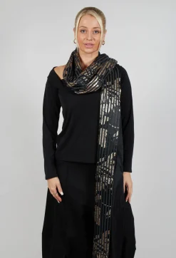 Limb Scarf in Gold-Black