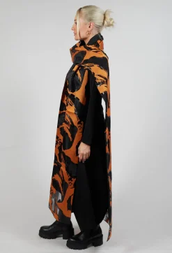 Limb Scarf in Orange and Black
