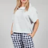 Linen Diva Top in Greige