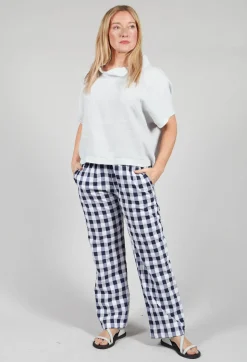 Linen Diva Top in Greige