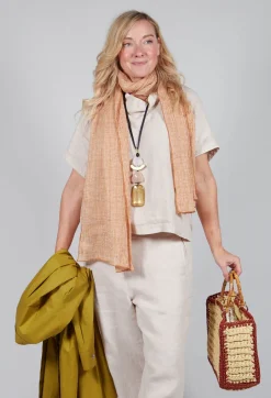Linen Diva Top in Rattan