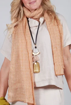 Linen Diva Top in Rattan