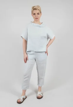 Linen Geisha Pants in Pearl