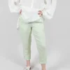 Linen Geisha Pants in Spring Green