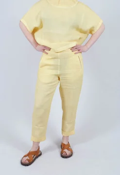 Linen Geisha Pants in Sunlight