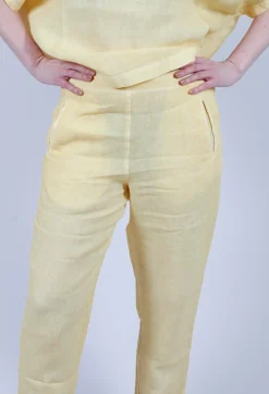 Linen Geisha Pants in Sunlight