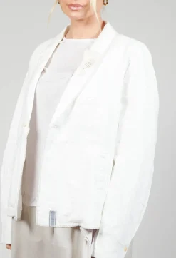 Linen Jacket in Original Cream