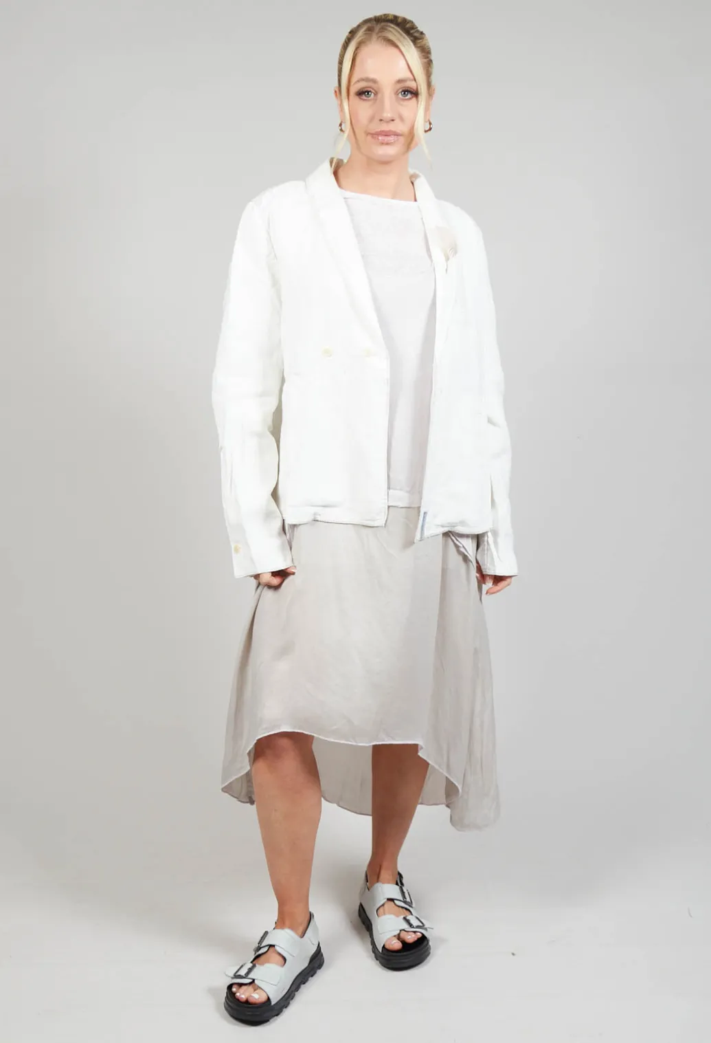 Linen Jacket in Original Cream