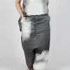 Linen Patch Trousers in Asteroid Pigment