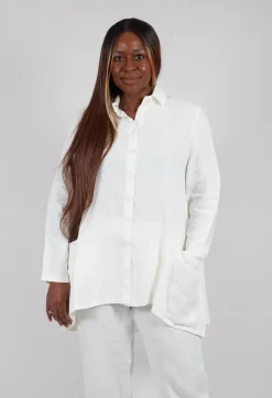 Linen Shirt in Off White
