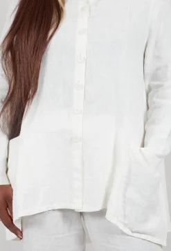 Linen Shirt in Off White