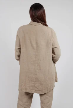 Linen Shirt in Putty