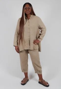 Linen Shirt in Putty