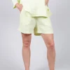 Linen Shorts in Melone