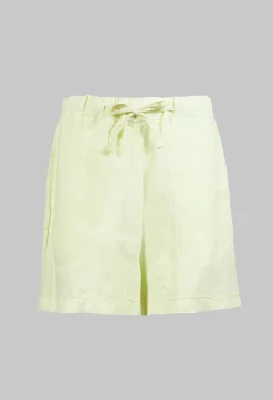 Linen Shorts in Melone