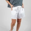 Linen Shorts in White