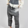 Linen Trousers in Asteroid Pigment