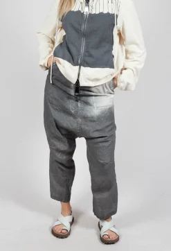 Linen Trousers in Asteroid Pigment