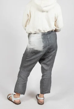 Linen Trousers in Asteroid Pigment