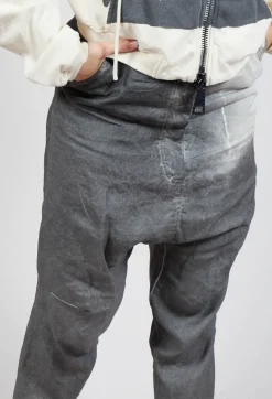 Linen Trousers in Asteroid Pigment