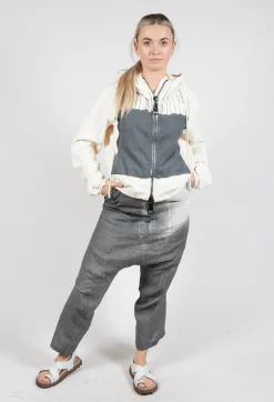 Linen Trousers in Asteroid Pigment