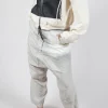 Linen Trousers in Moon Pigment