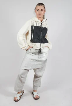 Linen Trousers in Moon Pigment