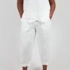 Linen Trousers in Off White