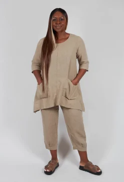 Linen Tunic in Putty