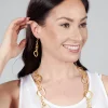 Link Chain Earrings in Gold Plated