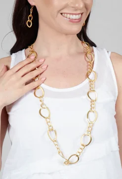 Link Chain Necklace in Gold Plated