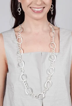 Link Chain Necklace in Silver Plated