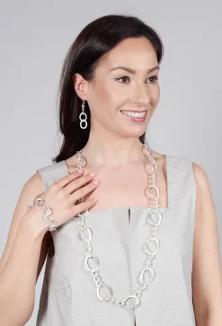Link Chain Necklace in Silver Plated