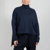Lizeth Knitted Jumper in Deep Blue