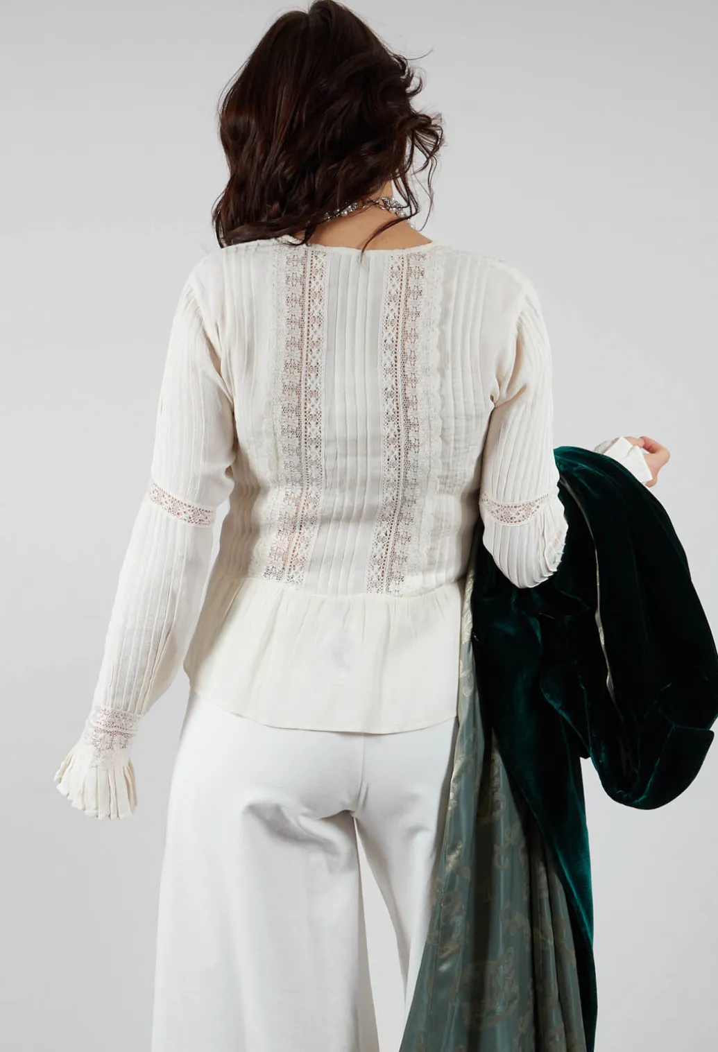Lizzie Blouse in Beige
