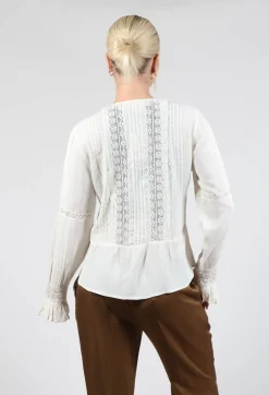 Lizzie Blouse in Beige