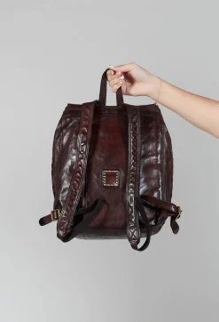 Lock Backpack in Brown