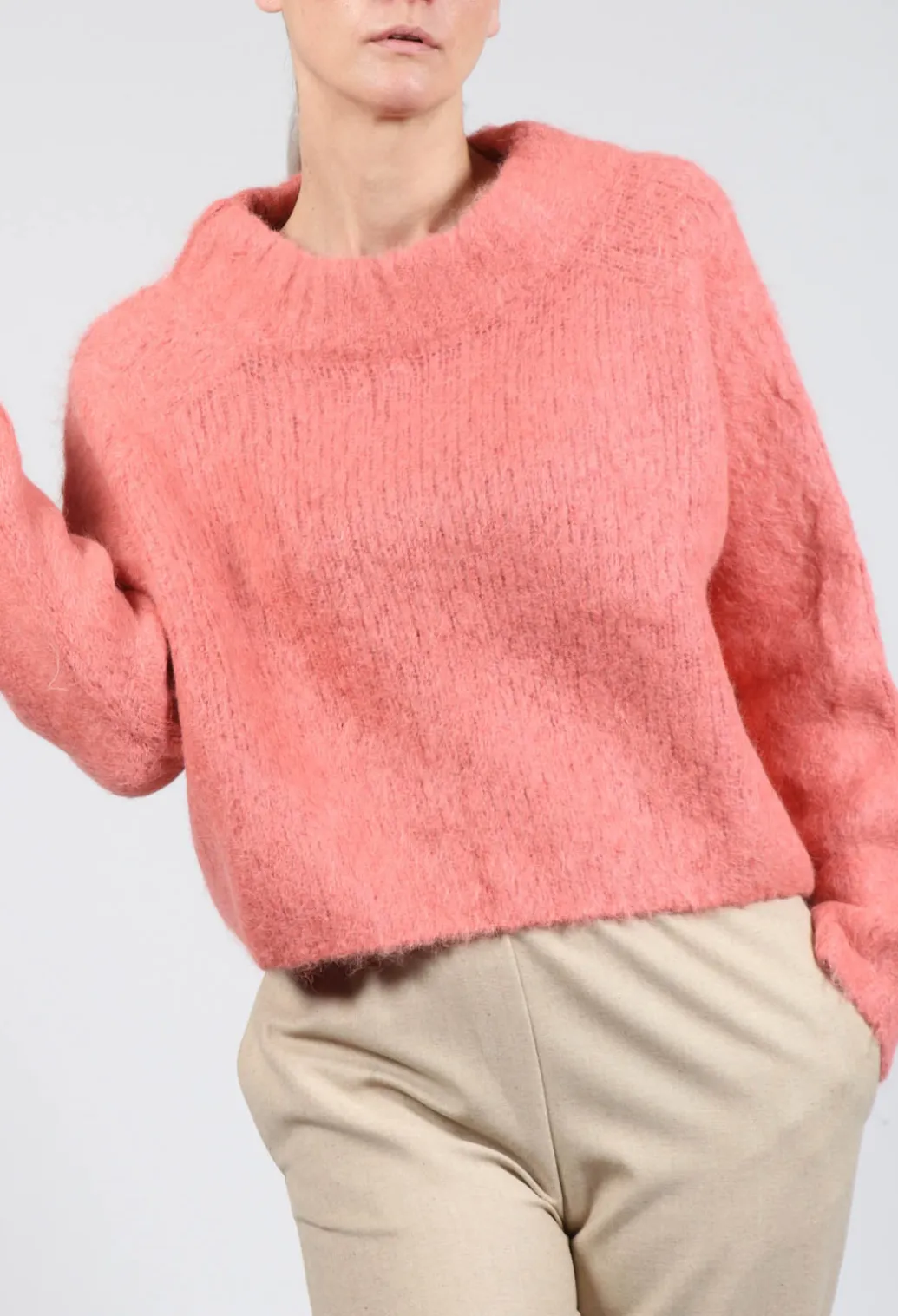 Lola Sweater in Salmon