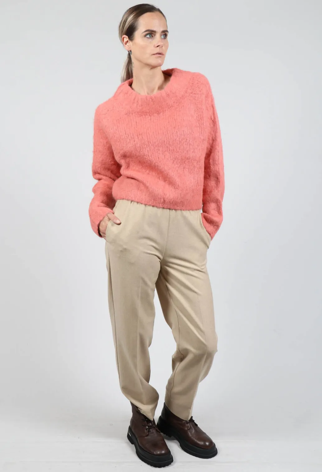 Lola Sweater in Salmon