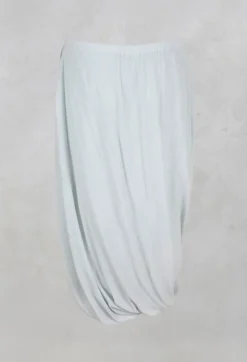 Long Bubble Skirt in Mint