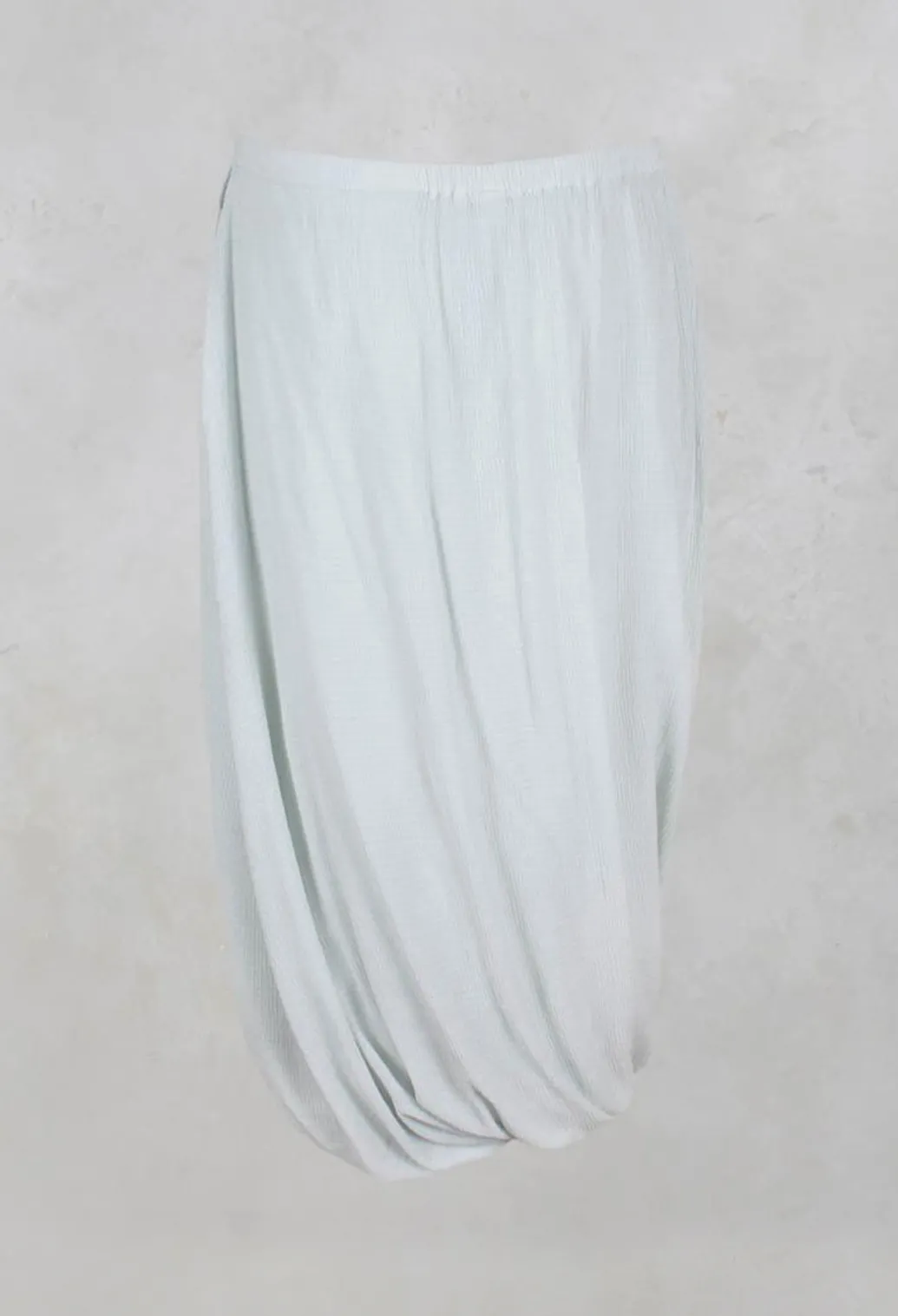 Long Bubble Skirt in Mint